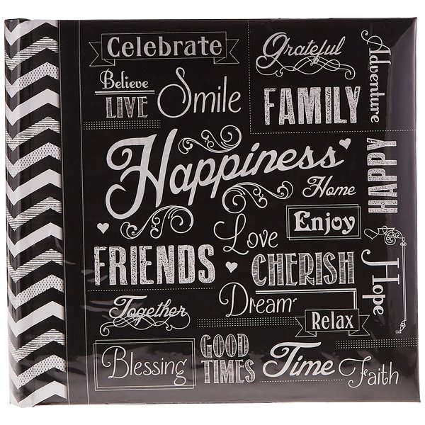 Pioneer Photo Albums EV-246CHLK Happiness Photo Album 4 x 6 Inch