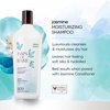 Bain de Terre Jasmine Moisturizing Shampoo, Luxurious Hydration for Dry Hair with Argan & Monoi Oils, Paraben-Free, Color-Safe, Vegan, 13.5 Fl Oz