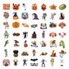 100PCS Halloween Stickers for Kids, Vinyl Decals Non-Repeating Glitter Halloween Stickers, Vinyl Waterproof Holiday Party Stickers, Kids and Youth Adult Party Favors Gifts (Halloween-Q17)