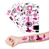 Paris Temporary Tattoos France Paris Party Decorations Favors Supplies French Theme Birthday 82PCS Cute Eiffel Towers Tattoo Stickers Christmas Gifts for Boys Girls Kids Class School Prizes Carnival