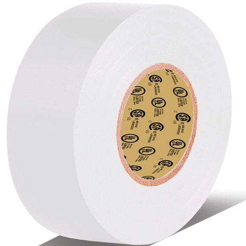LYLTECH White Electrical Tape, 66 feet x 3/4 inch x 7 mils-600V,Pass UL/CSA Certification. Waterproof,Flame Retardant,Strong Adhesive, 14℉ to 176℉(White)