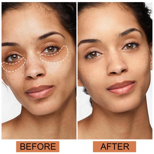 GEUUFEA Creamy Matte Concealer Pencil, Long-lasting Conceal Pencil Under Eye with Pencil Sharpener, Coverage for Dark Circle, Acne & Spot