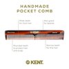 Kent 2T 6 Inch Double Tooth Hair Dressing Comb, Fine and Wide Tooth Dresser Comb For Hair, Beard and Mustache, Coarse and Fine Hair Styling Grooming Comb for Men, Women and Kids. Made in England