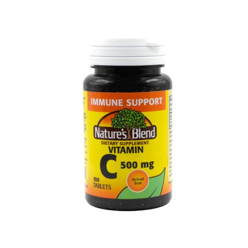 Nature's Blend Vitamin C 500 mg 100 Tablets