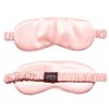Mulberry Silk Sleep Eye Mask with Silk Covered Elastic Strap | Ultra Soft Sleep Mask Black