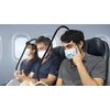 STAUBER Best Sky Shield - Collapsible and Portable Airplane Sneeze Guard - Clear, Temporary, Flexible, Personal Barrier for Passengers (1 Shield)