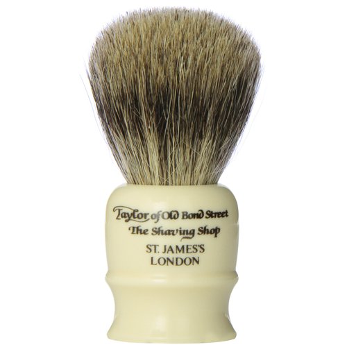 Taylor of Old Bond Street Travel Pure Badger Shaving Brush in Case