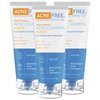 AcneFree Acne Clearing Sulfur Mask Treatment for Clearing Acne, Absorbing Excess Oil and Unclogging Pores with Vitamin C and Bentonite Clay, 1.7 Ounce - Pack of 3