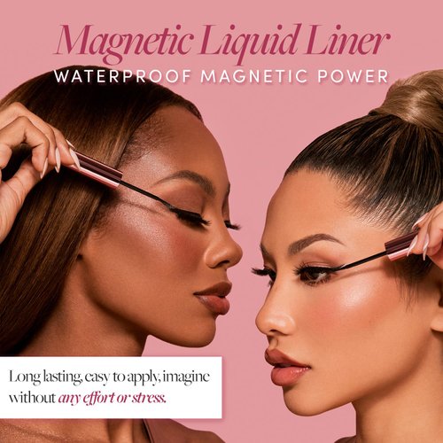 Glamnetic Magnetic Eyeliner, Liquid Black, for Eyelashes - Waterproof & Smudge Proof Liner | All-Day Hold for Magnetic Lashes, Quick-Drying, Paraben-Free 0.025 fl oz