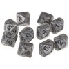 Koplow 10D10 Dice Set, Olympic Silver