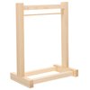 Kisangel 1pc Doll Clothes Rack Miniature Garment Rack Doll Clothes Accessories for Dollhouse Supplies (20CM)