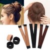WEGUTECH Hair Bun Maker 2PCS,French Twist Hair Fold Wrap Snap - Ballet Bun for Women and Kids