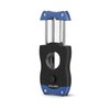 Colibri Premium V-Cut Cigar Cutter - Ergonomic Stainless Steel Spring-Loaded Blade, Ideal for up to 60+ Ring Gauge - Gift for Cigar Enthusiasts (Blue)