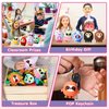 Pop Party Favors for Kids,3D Pop Animals Its Fidget Toys,Silicone Animal Suction Toys,Birthday Gifts for Boys & Girls,Goodie Bag Stuffers,Pinata Stuffers,Carnival Prizes,Treasure Chest for Kids Prizes