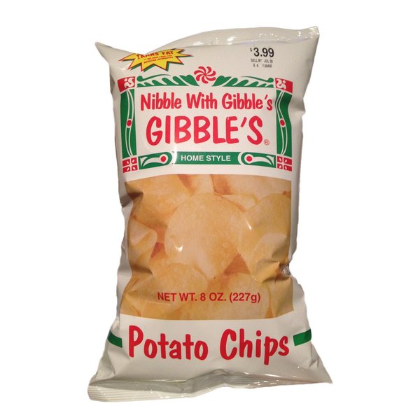 Gibble's Home Style Potato Chips (4-8 oz bags)