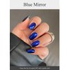 AutyaMee Semi Cured Gel Nail Strips (Blue Mirror)-20 PCS Gel Nail Stickers | Gel Nail Wraps | UV Light Required, Salon Quality & Easy to Use