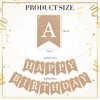 Breling 2 Pieces Burlap Happy Birthday Banner Flags and 2 Pieces Mini LED Fairy Lights Battery Rustic Birthday Banner Garland Bunting for Adult Women Men Birthday Party Decoration Fireplace Supplies