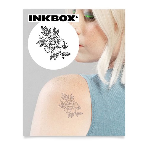 Inkbox Temporary Tattoos, Semi-Permanent Tattoo, One Premium Easy Long Lasting, Water-Resistant Temp Tattoo with For Now Ink - Lasts 1-2 Weeks, Hopeful, 3 x 3 in