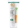 40 Carrots Carrot Aloe Facial Cleansing Facial Scrub - Helps Improve Skin Tone & Texture | Get Softer Radiant Looking Skin | Made in USA, Paraben & Cruelty Free (3oz)