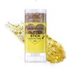 DAGEDA Body Glitter Stick, Mermaid Sequins Glitter Stick Face Body Sparkling Glitter, Chunky Holographic Hair Glitter, Durable Glitter Lips Nails Festival Rave Halloween Glitter Makeup, 03 Gold