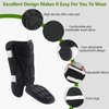 NVAAV Baseball Leg Guard, Softball Batter's Shin and Foot Shield with Adjustable Straps, Breathable and Impact Resistant, Suitable for Both Left and Right Feet, Adult Size