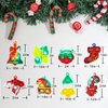 32 PCS Christmas Mini Pop Fidget Toys Pack, Party Favors, Christmas Stocking Stuffers, Pop Keychain Toys, Sensory Toys, Xmas Goodie Bag Stuffers Bulk for Kids Girls Boys, Classroom Prizes