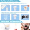 Nose Wax Kit from CoFashion - 50g Wax for Hair Removal, 20 Applicators, 10 Paper Cups for Nose and Ear Waxing