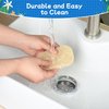 4pcs Soap Lifting Pad for Bar Soap,Beige Non-Slip Soap Saver Pads Self Draining Soap Bars Holder Pads for Kitchen Bathroom Travel Hotel Shower Cleaning Supplies