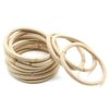 Dofash 30Pcs Blonde Hair Ties - No Damage Elastic Hair Bands and Rubber Bands for Women's Hair (Blonde/Beige)