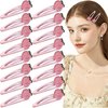 20 PCS Cute Peaches Pink Y2K Hair Clips, Metal Snap Hair Barrettes for Women Hair Accessories for Women Girls Sweet Bangs Clip 2000s Decorative Hair Clips Y2k Accessories