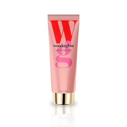 Wondergloss Makeup Assassin Makeup Remover and Cleansing Balm - 3.3 Fl. Oz. - Effectively Removes Eye Makeup, Lipsticks, and Foundations - Vegan, Cruelty Free, Paraben Free, Light Rose Scent