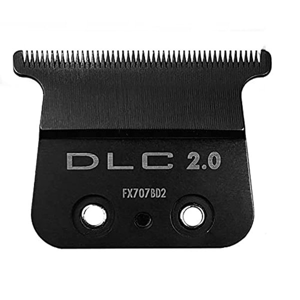 BaBylissPRO Barberology Deep Tooth DLC 2 Replacement Blade for Outlining Hair Trimmers (FX707BD2), Black