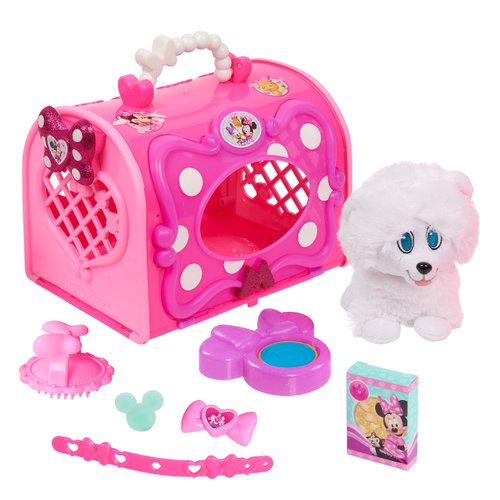 MINNIE Mouse Happy Helpers Pet Carrier, Pink/White, 89521, Multi-Color