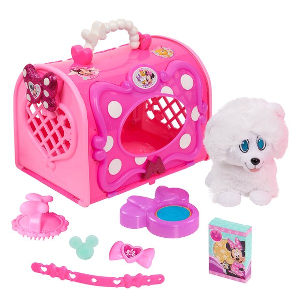 MINNIE Mouse Happy Helpers Pet Carrier, Pink/White, 89521, Multi-Color