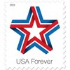 Star Ribbon 100 Forever First Class Postage Stamps