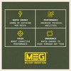 MEG Gum - Military Energy Gum | 100mg of Caffeine Per Piece - 15 piece Sample Pack - Energy and Focus to Boost Performace