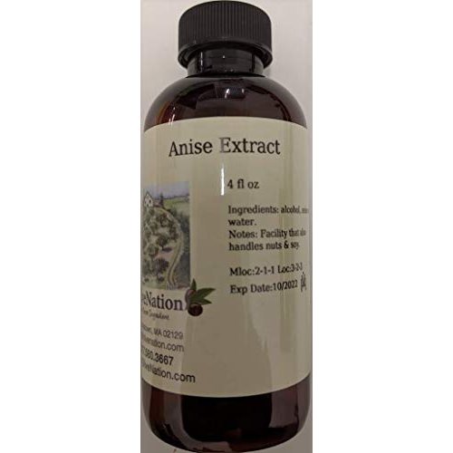 OliveNation Star Anise Flavor Extract, Classic Cookie Flavoring, Gluten Free, Kosher, Vegan - 4 ounces