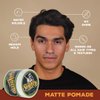 Suavecito Pomade Matte (No Shine) Formula 5 oz, 1 Pack - Medium Hold Hair Pomade For Men - Matte Hair Paste For Natural Texture Hairstyles