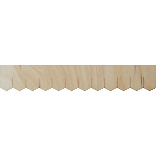 Miniature Dollhouse Shingle Strips Hexagon Style