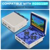 SKRVGOJFG Silicone Case Compatible with Anbernic RG35XXSP, Anti-Scratch, Washable, Shockproof Silicone Protective Cover for RG35XXSP Retro Handheld Game Console - White