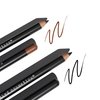 Naked Cosmetics Black Eyeliner & Brown Eyeliner Pencil for Makeup - Waterproof Eyeliner Pencil & Smudge Proof Eyeliner for Women - Smooth Glide & Long Lasting Eyebrow Pencil Eye Liner Set of 2