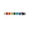 6 Pcs Shiny Rainbow Duck Bill Clips Sparkle Crystal Spike Alligator Hair Clips Duckbill Bobby Pin Chic Hair Clips for Styling Long Hair (Style 1)