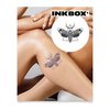 Inkbox Temporary Tattoos, Semi-Permanent Tattoo, One Premium Easy Long Lasting, Water-Resistant Temp Tattoo with For Now Ink - Lasts 1-2 Weeks, Soaring Demise, 4 x 4 in