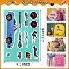 32 Sheets Car Stickers for Kids Make A Face Race Car Stickers for Kids Race Car DIY Art Craft Rewards for Boys Girls Birthday Party Favors Supplies Craft