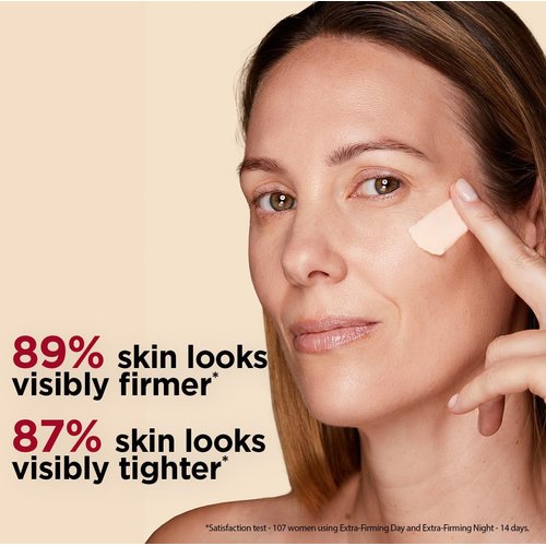 CLARINS Extra-Firming Night Cream | Anti-Aging Moisturizer | In Just 2 Weeks, Skin Appears Visibly Regenerated, Firmer and Tighter* | Evens Skin Tone | Nourishes and Soothes | Dry Skin Type | 1.6 Oz