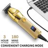 DSP® Hair Trimmer Beard Trimmer for Men with LED Display Rechargeable Hair Cutting Machine (Gold)