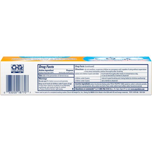 Arm & Hammer Advance White Extreme Whitening Baking Soda and Peroxide Toothpaste Mint - 6 oz