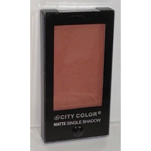 CITY COLOR Matte Single Eye Shadow SMOKED SALMON 0.08 oz ~ Rich Matte Finish for Warm Eye Looks