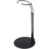 Plymor DSP-5175B Black Adjustable Doll Stand, fits 10, 11, and 12 inch Dolls or Action Figures, Waist is 1.75 to 2.25 inches Wide, 5 to 6 inches Around