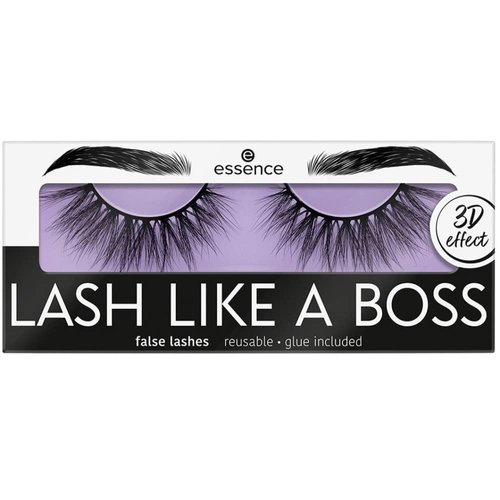 essence | Lash Like A Boss False Lashes | Reusable 3D Lashes with Long Lasting Lash Glue | Vegan & Cruelty Free, Paraben Free (02 | Limitless)